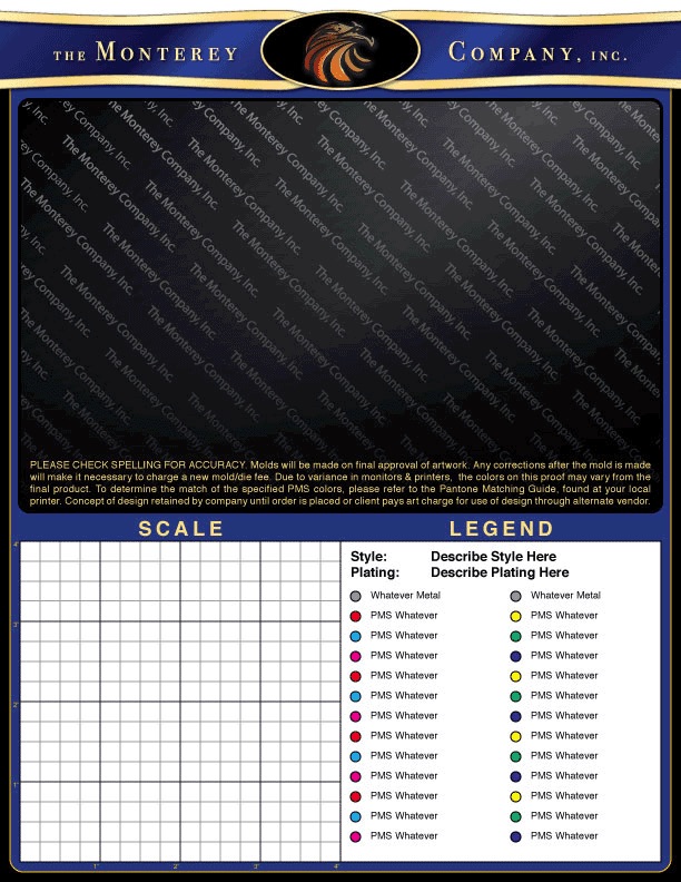 <i>Monterey Company</i> proof sheet