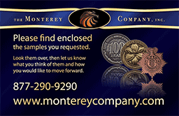 <i>Monterey Company</i> sample card